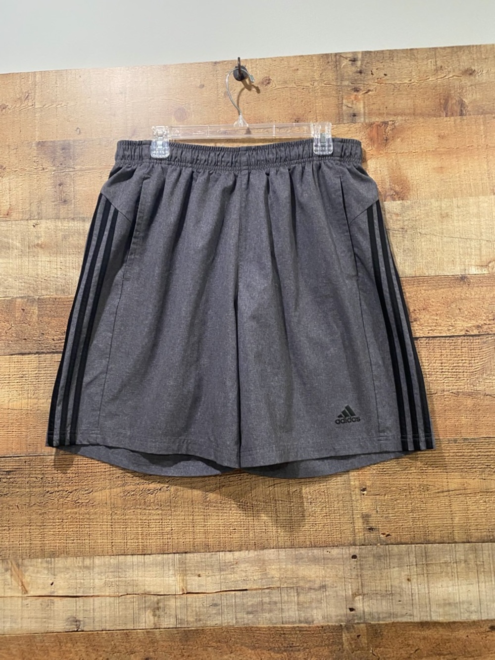 Adidas Men’s Heather Gray Athletic Basketball Shorts Size XL